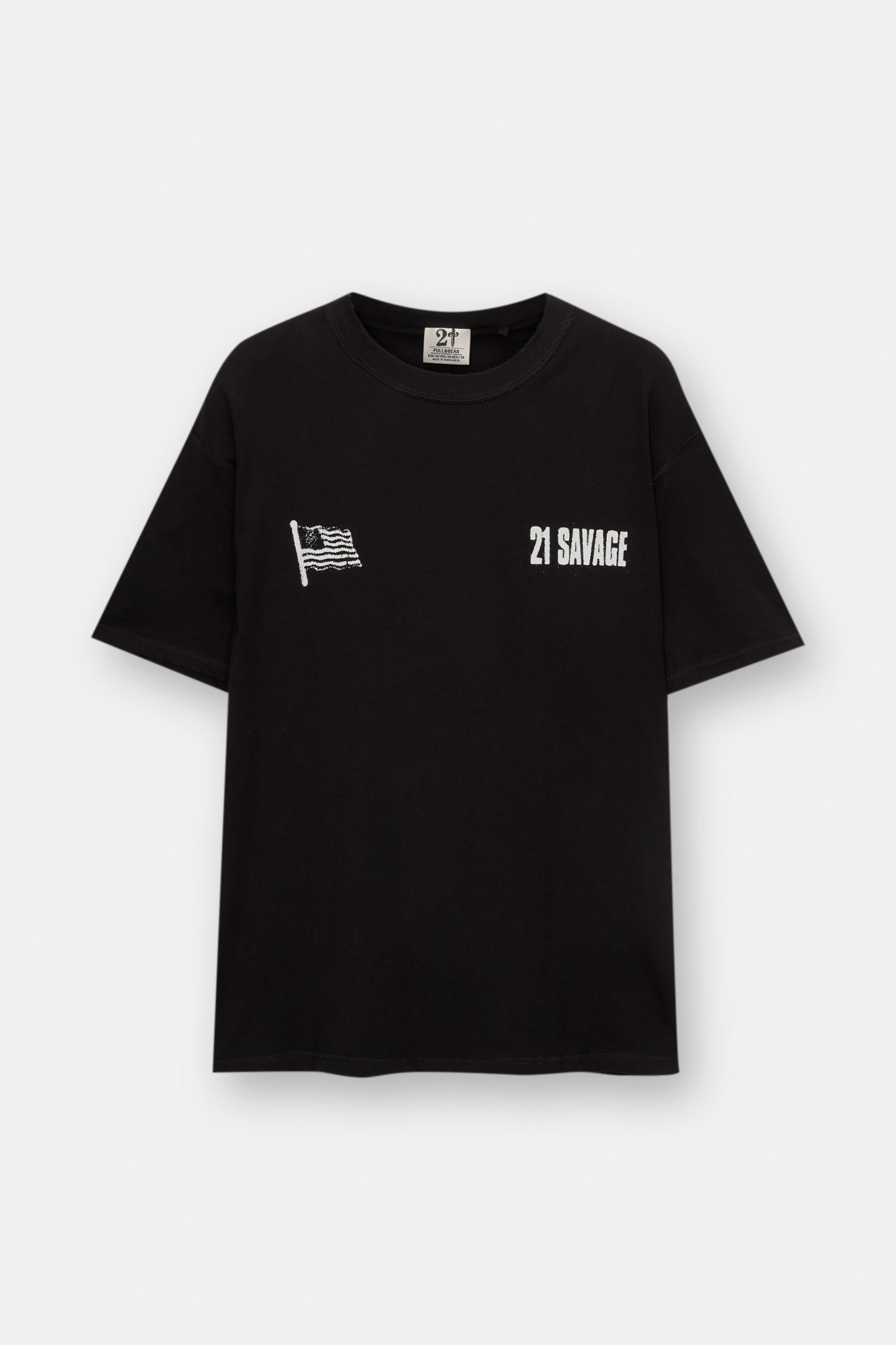 PULL &BEAR 21 SAVAGE SHIRT